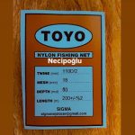110/2-18 MM 50 GÖZ 200 METRE PORTAKAL TOYO